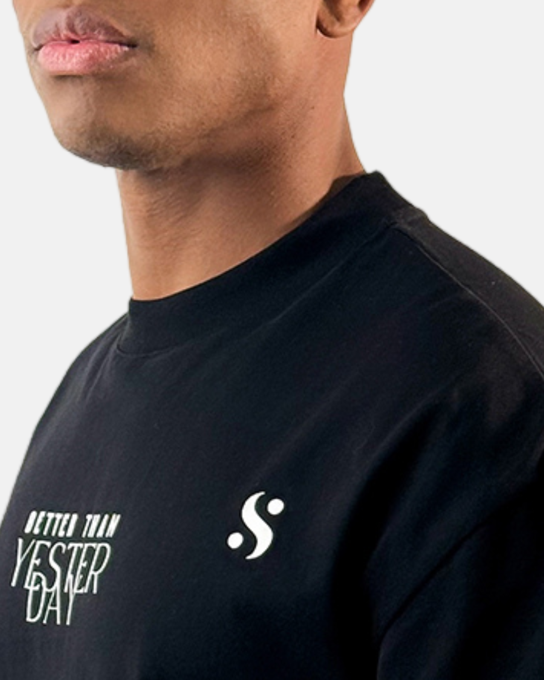 BETTER THAN YESTERDAY OVERSIZED T-SHIRT (BLACK)