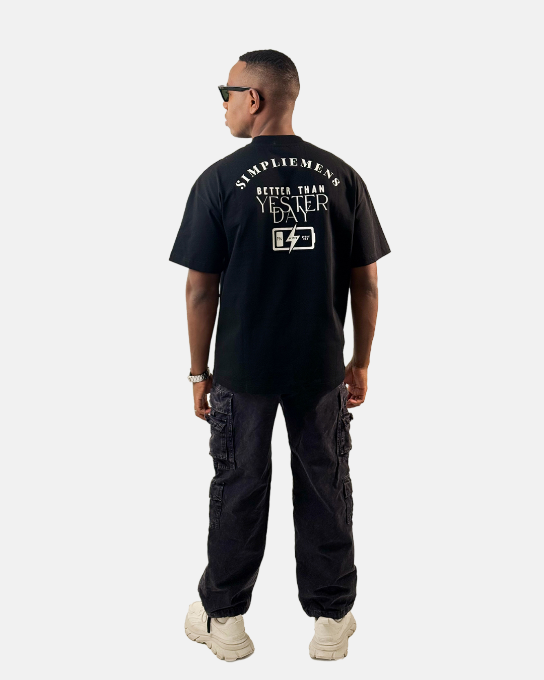 BETTER THAN YESTERDAY OVERSIZED T-SHIRT (BLACK)