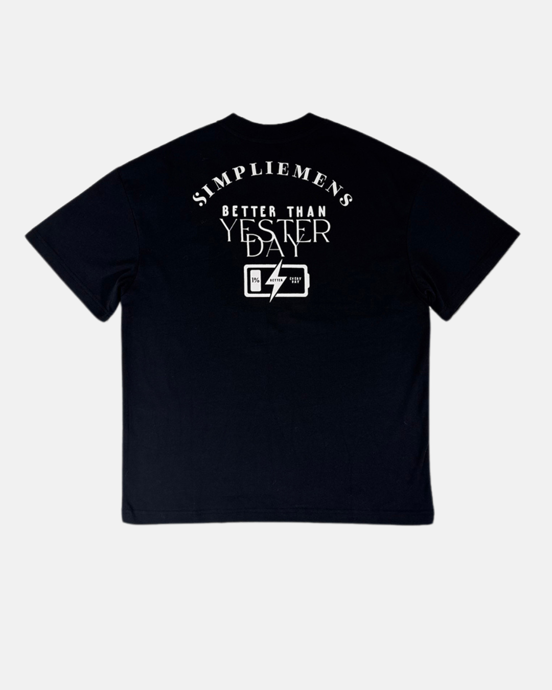 BETTER THAN YESTERDAY OVERSIZED T-SHIRT (BLACK)
