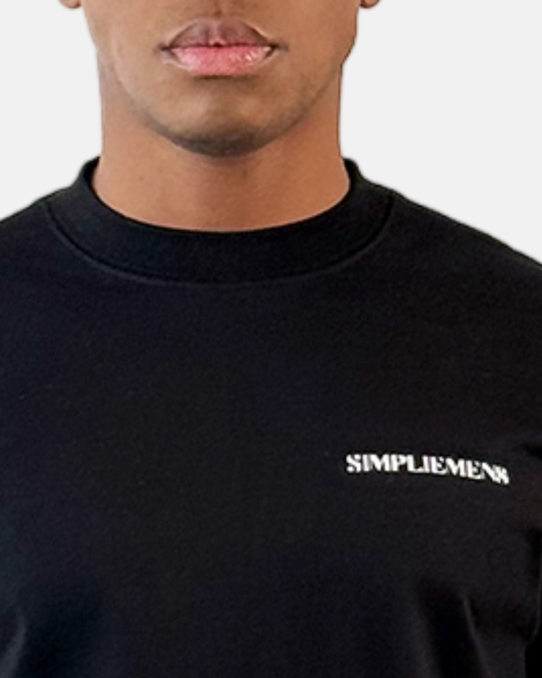 ESSENTIAL PREMIUM SEMI OVERSIZED T-SHIRT (BLACK)